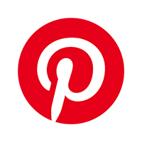 Pinterest app icon in red and white